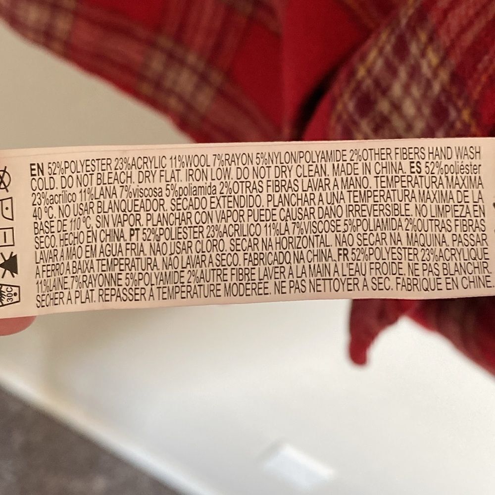 Heavy Red Flannel - Picture 6 of 6
